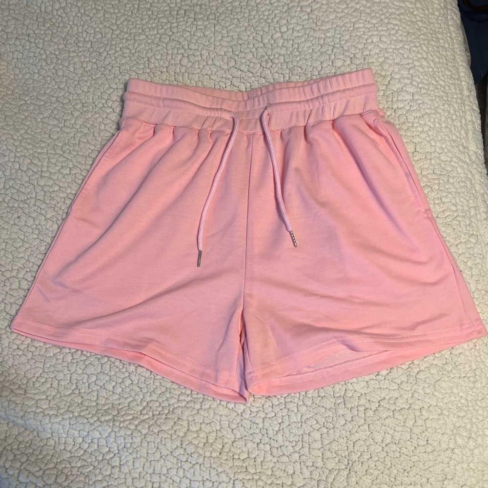 Light Pink Sweat Shorts